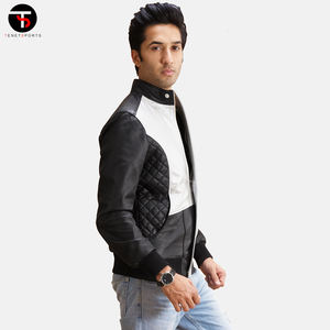 Fabricant de vestes en cuir OEM personnalisé, vêtements d'extérieur en faux cuir véritable, fourniture d'usine en gros à bas quantité minimale de commande - Product Image 3