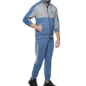Conjunto de chándal de dos piezas de ropa de calle personalizada para hombre Conjunto de chándal a granel hecho de algodón de nuevo diseño - Product Image 3
