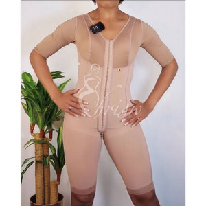 Fajas Colombianas Moldeador <span class=keywords><strong>de</strong></span> cuerpo completo Fajas reductoras Compresión 3 ganchos Levantamiento <span class=keywords><strong>de</strong></span> glúteos BBL Post cirugía Body Fajas - Product Image 1