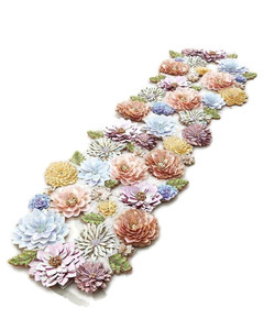 Design exclusif Belle couleur Fabriqué à la main Chemin de table perlé Hôtel Restaurant Table Perles décoratives Coureur à la vente en gros - Product Image 6