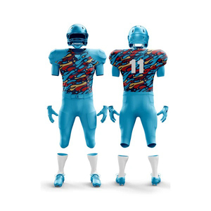 Uniformes de fútbol americano personalizados de fábrica de alta calidad 2025, pantalón acolchado, uniformes de fútbol cortos - Product Image 1