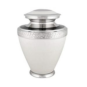 Urnas Funerarias de Lujo en Forma de Lágrima para Cenizas, Urnas Blancas con Impresión Meena, Personalizables, Suministros Funerarios de Alta Calidad al Mejor Precio - Product Image 4