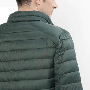 2023 hommes doudoune couleur unie toile col montant coupe-vent Streetwear pour l'hiver nouvelle mode - Product Image 6