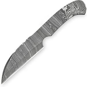 Cuchillo de cocina Tang completo de acero de Damasco hecho a mano personalizado de grado Industrial de alta calidad, cubierta protectora de hoja en blanco forjada a mano - Product Image 5