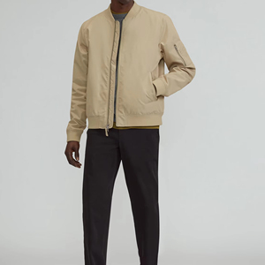 Veste bomber tendance pour homme, veste d'hiver de qualité supérieure, tissu de haute qualité, vêtement d'extérieur avec col montant, veste bomber pour homme - Product Image 2