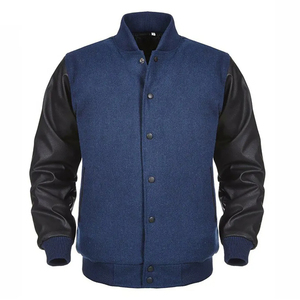 <b>Men's</b> Varsity <b>Jacket</b> Wool Body with Leather Sleeves <b>Baseball</b> Style Design Custom Logo Options CollegeBaseballjacket <b>for</b> <b>men</b> - Product Image 4