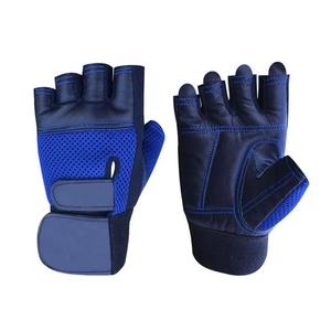 Gants de sport unisexes à demi-doigts antidérapants en néoprène avec sangle de poignet réglable pour l'entraînement en salle de sport - Couleurs et logos personnalisables - Product Image 2