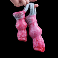 YOCY loup chien coq manchon gaine S L taille Silicone souple jouets sexuels pour hommes pénis élargissement fantaisie coq manchon portable préservatif