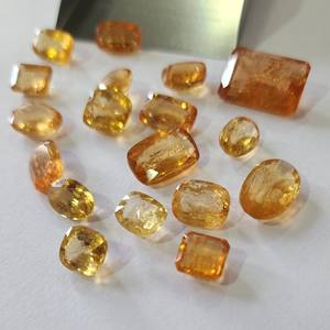 Topacio Imperial Natural 100%, piedra preciosa suelta, cojín ovalado blanco, cabujón facetado de corte de pera, fabricación de joyas brasileñas - Product Image 5