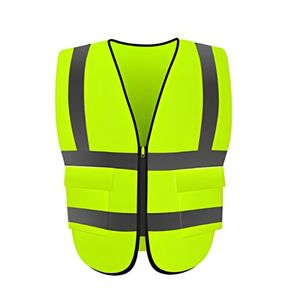 Veste de sécurité tactique personnalisée noire haute visibilité réfléchissante en polaire douce pour uniforme de garde, service OEM - Product Image 3