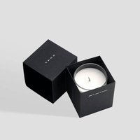 Boîte en carton recyclé personnalisée pour pot à bougie Emballage de luxe pour huile essentielle Finition mate Gaufrage pour cadeaux Gratuit disponible