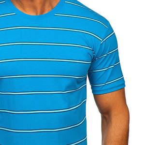 Camiseta de Verano Cómoda, Lisa, de Algodón, Cuello Redondo, Estilo Casual, para Hombre - Product Image 6