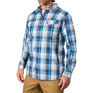 Camisetas de pesca de popelina de poliéster/algodón con logotipo personalizado para hombre, manga larga, protección solar, 50 + UV UPF, botón de enfriamiento de secado rápido - Product Image 5