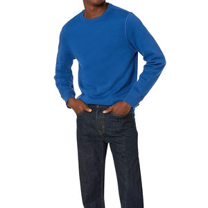 Sweat-shirts en coton de haute qualité à col rond pour hommes, décontractés, couleur unie, mode automne, respirants, grande taille, ensemble de vêtements d'hiver - Product Image 4