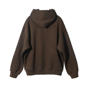 Sudaderas con capucha de secado rápido para hombre de alta calidad, Color sólido, talla grande, gráfico 3D personalizado, grueso, servicio de logotipo OEM, suministro ODM - Product Image 3