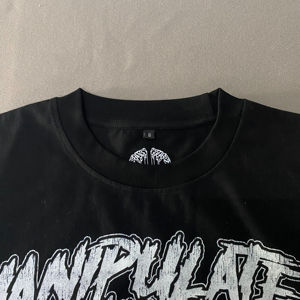 Geo Brothers Co Nouveau T-shirt uni coupe courte et carrée, oversize à épaules tombantes, 240 g/m² Coton/Fibre de bambou, Vente en gros - Product Image 3