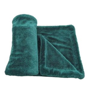 Serviette de séchage pour voiture en microfibre, serviette de detailing double torsion, extra large, de qualité supérieure, pour le lavage automobile - Product Image 1