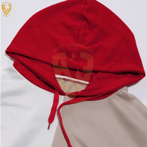 Vente en gros de sweat à capuche 100% coton pour homme personnalisé polaire d'hiver lourd avec motif solide et doublure épaisse teinte unie pour l'hiver - Product Image 5