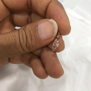 Élégant pendentif en diamant de laboratoire de 0.05 ct en or rose 10 carats Style mignon pour un usage quotidien Pendentifs et breloques de mode - Product Image 6