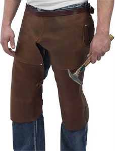 Tabliers de maréchal-ferrant en cuir véritable sur mesure de haute qualité 2025, instrument vétérinaire pour le travail, tabliers de maréchal-ferrant en cuir pour hommes - Product Image 5