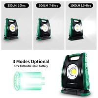 Luz LED de trabajo recargable, 10W, 1000 lúmenes, 5000K