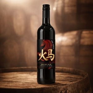 Fire Horse - Vin rouge sec |   100% Tempranillo 11% ABV 750ml |   Vin rouge espagnol - Product Image 2