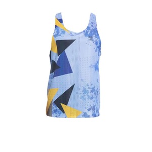 Camiseta sin mangas cortada con cuello redondo ajustada de rendimiento personalizado sin mangas que absorbe la humedad logotipo impreso culturismo camiseta sin mangas para hombres - Product Image 1