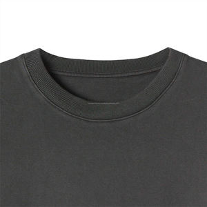 T-shirts pour hommes personnalisés de haute qualité, écologiques, en coton/élasthanne verte, 220g, tissu, streetwear vierge - Product Image 3