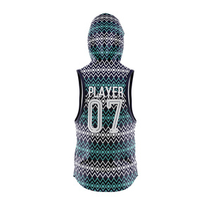 Camisetas de Fútbol Americano sin Mangas 7v7 para Hombre, Precio al por Mayor Personalizado, Tallas Grandes, Impresión por Transferencia de Calor, 100% Poliéster, Nombre del Equipo Personalizado - Product Image 2