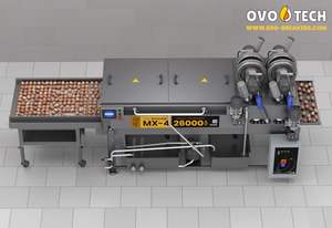 Lavadora de Huevos OVO-TECH MX-4 con Caja de Engranajes de Acero, Motor de 220V, Uso Comercial para Hostelería, Capacidad de 26000 Huevos/Hora, Peso de 1120 kg, 1 Año de Garantía - Product Image 3