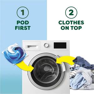 Cápsulas de Lavado Fairy Non Bio Platinum con Eliminación Extra de Manchas (44 unidades x 3) 132 unidades - Product Image 6