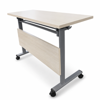 Table de formation pliable personnalisable avec roulettes, bureau de réunion mobile pour bureau et salle de classe