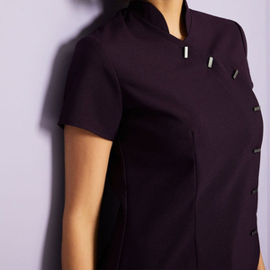 Uniforme Elástico para Esteticista, Uniforme para Salón de Belleza, Spa, Conjuntos de Uniformes para Hospital, Blusa de Enfermera de Punto de Alta Calidad - Product Image 2