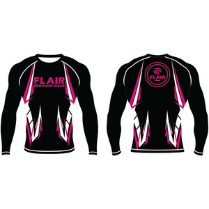 Personalizado Durable Nylon BJJ Rash Guard Larga Protección UV Anti-UV Compresión Camisa Transpirable y Cómodo - Product Image 3