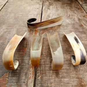 New Style Waterproof Handmade <b>Horn</b> <b>Shoe</b> <b>Horn</b> with Little Curve on Back for Business Gifts - Product Image 3