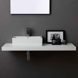 Lavabo Ovalado de Cerámica Moderno para Encimera, Fácil de Limpiar - Product Image 4