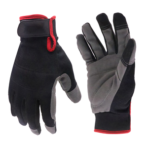 Gants d'impact TPE en cuir imperméable haute visibilité pour équipement lourd Grip amélioré Conception flexible respirante pour une efficacité - Product Image 4