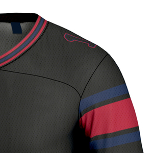Custom OEM Printed American Football Jersey High Quality 100% <b>Polyester</b> Breathable Quick Dry Training Wear Latest Design <b>Shirt</b> - Product Image 5