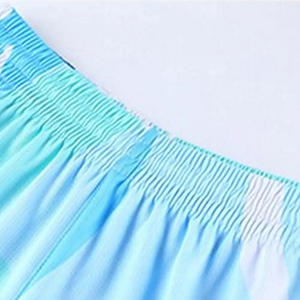 Conjunto de Uniforme de Baloncesto Sublimado Personalizado 23, Estampado Abstracto Azul, Absorbe la Humedad, Secado Rápido, Transpirable, Unisex, para Adultos, 100% - Product Image 4