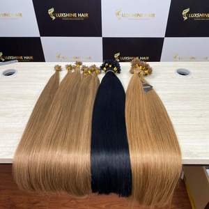 Extensiones de cabello humano vietnamita súper doble de lujo Y punta de un donante Envío rápido de DHL - Product Image 6