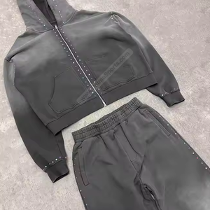 Chándales de Invierno a la Moda, Talla Grande, 100% Algodón, con Pedrería, Unisex, Ligeros, al por Mayor - Product Image 4