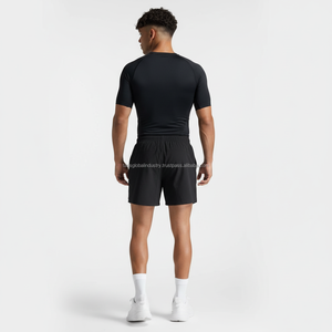 Ensemble de sport unisexe personnalisé : T-shirt de compression sans manches léger et short moulant pour l'entraînement et le sport 2 - Product Image 2