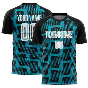 Camiseta de fútbol personalizada unisex para adultos, uniformes de fútbol por sublimación de secado rápido, calidad transpirable, suministro al por mayor, nombres personalizados - Product Image 4
