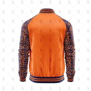 Chaqueta Varsity para Hombre, Estilo Casual de Invierno con Cierre, Hecha con Forro Polar de Poliéster de Alta Calidad, Cálida y Gruesa, la Más Vendida al por Mayor - Product Image 3