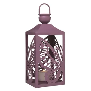 <b>Vintage</b> Handmade Iron <b>Lantern</b> with Glossy Copper Hammered Borders Eco-Friendly for Religious Activities Available Zahid Exports - Product Image 1