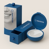 Boîte cadeau personnalisée en carton ondulé écologique recyclé pour emballage de pot de crème hydratante dentaire orthodontique