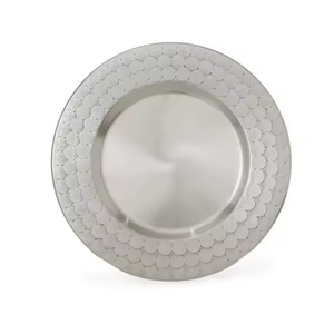 Placa inferior de Color dorado moderno de última llegada con la mejor calidad, decoración de boda, placa redonda para mostrar cargador - Product Image 2