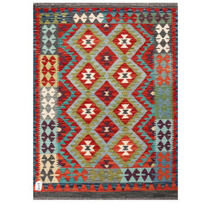 พรมกิลิม ไมมาณา อัฟกานิสถาน ขนาด 143 x 105 ซม. พรมปูพื้นและชุดพรม - Product Image 1