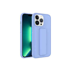 NXXA Qstand Étui de protection en silicone souple de luxe pour iPhone 13 Pro Coques arrière avec béquille Style élégant - Product Image 1