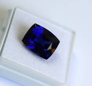 10 quilates hermosa tanzanita azul piedras preciosas sueltas forma de cojín tanzanita para el tamaño del anillo de calidad superior piedras preciosas sueltas mejor oferta - Product Image 1
